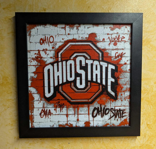 Ohio State University 2.0 Desk/Wall Decor, Hueforge