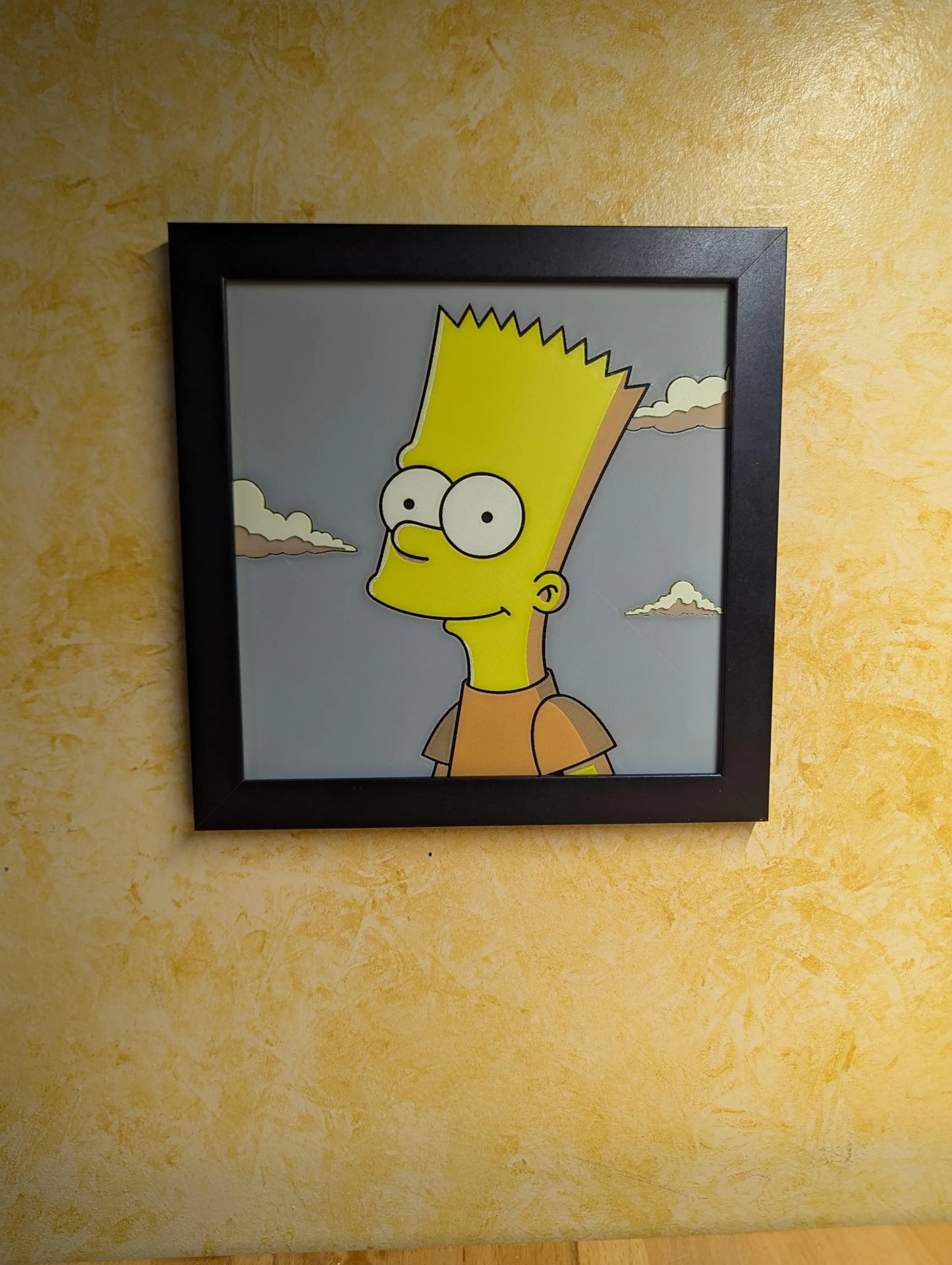 Bart Simpson Desk/Wall Decor, Hueforge