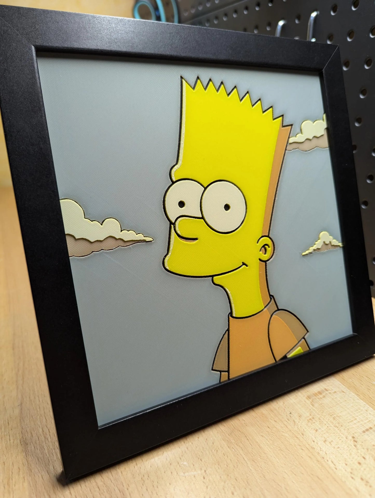 Bart Simpson Desk/Wall Decor, Hueforge
