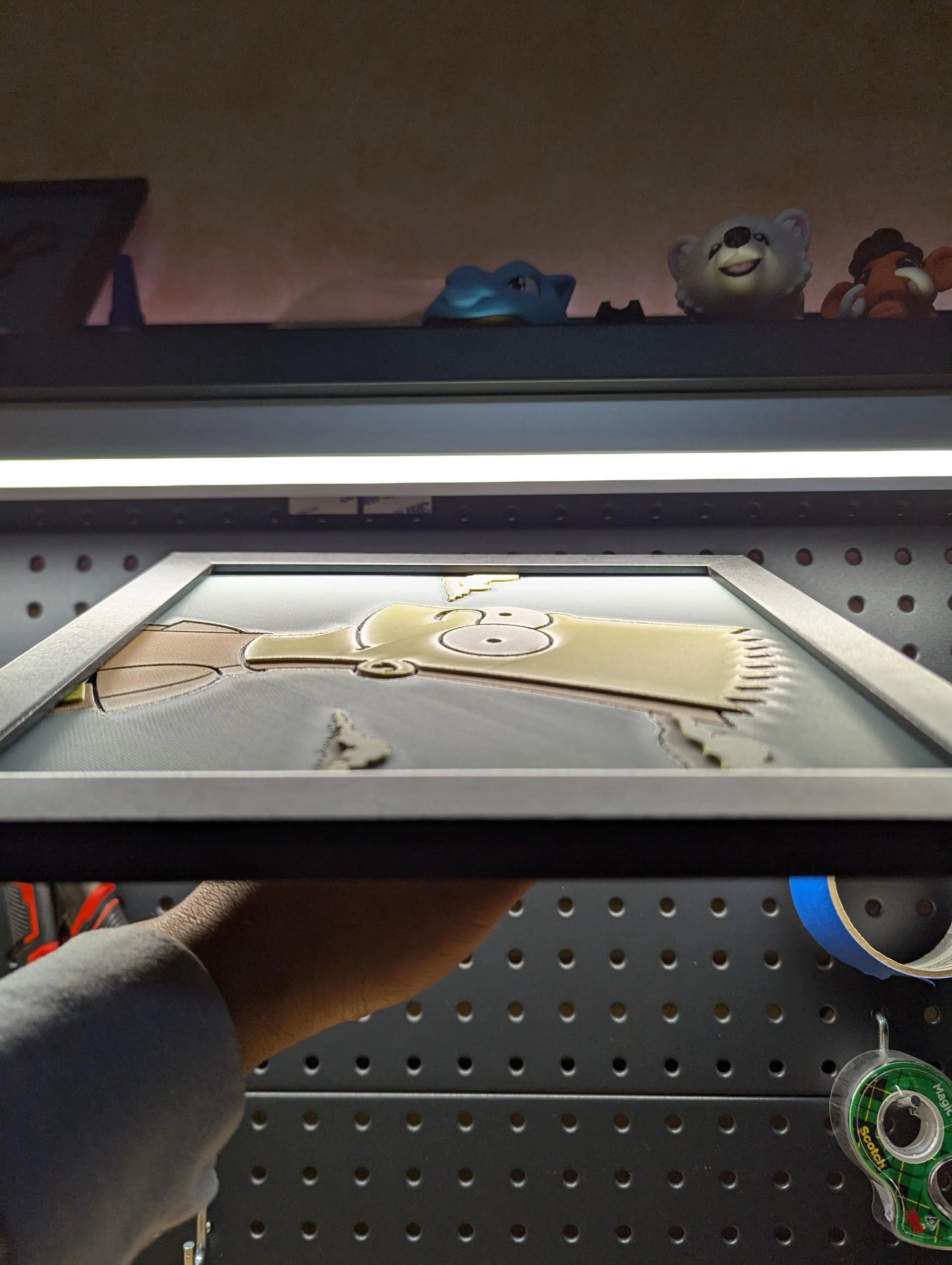 Bart Simpson Desk/Wall Decor, Hueforge