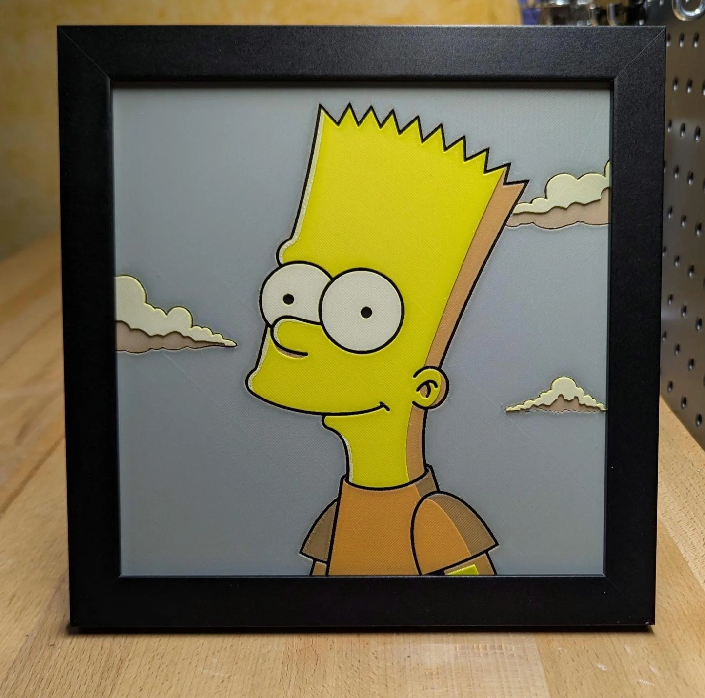 Bart Simpson Desk/Wall Decor, Hueforge