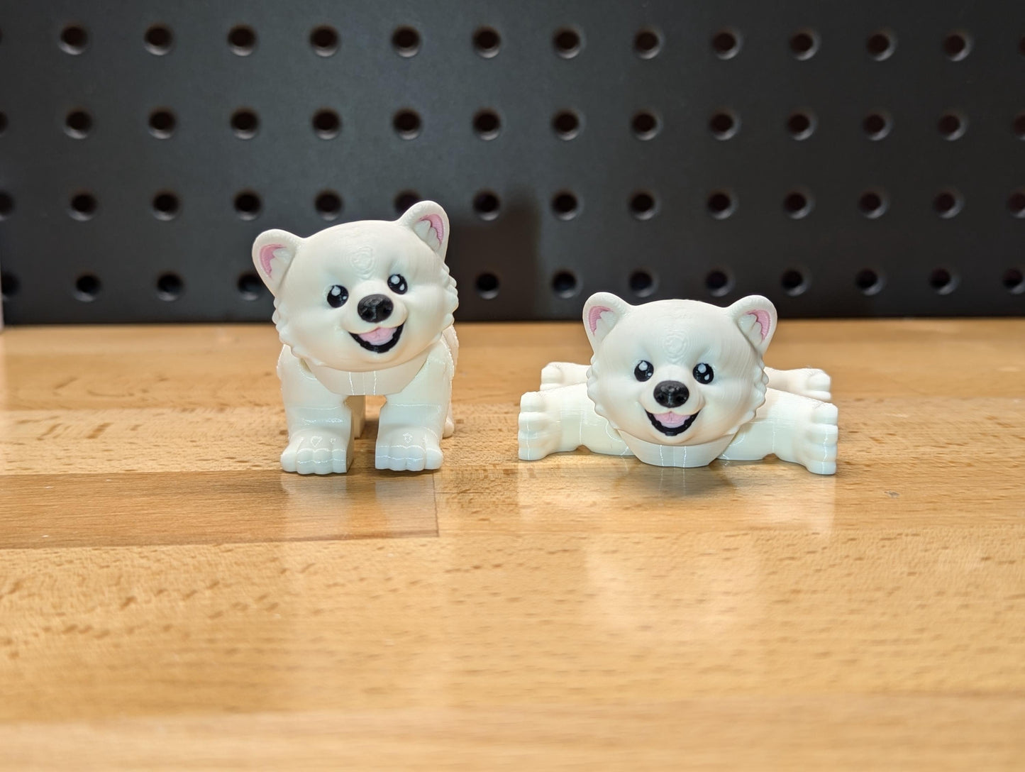 Articulating Baby Polar Bears, 3D Printed