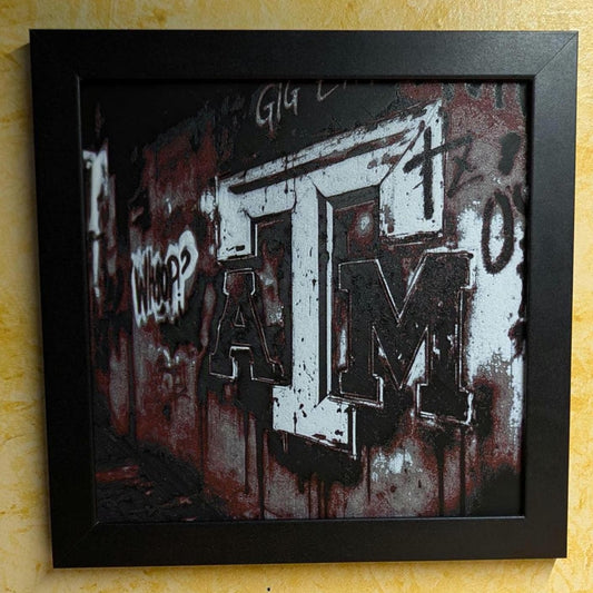 Texas A&M University Desk/Wall Decor, Hueforge