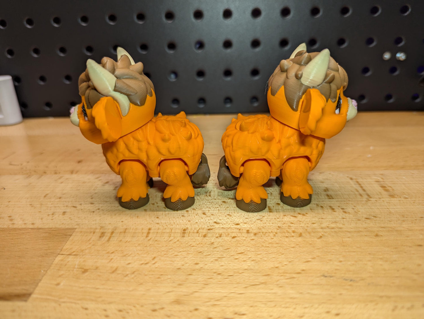 Articulating Highland Cow, 3D Printed