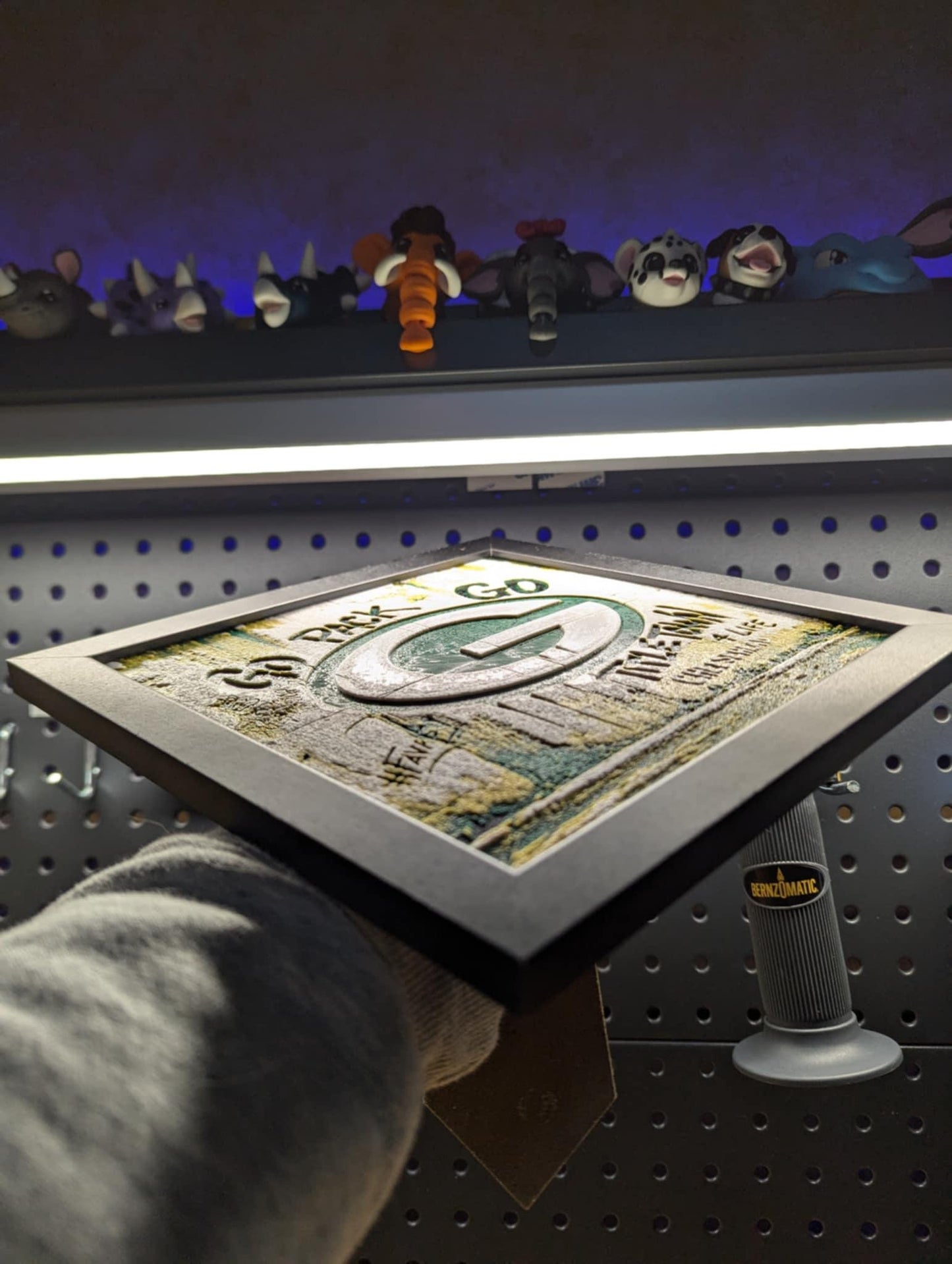 Green Bay Packer Graffiti Wall/Desk Decor, Hueforge