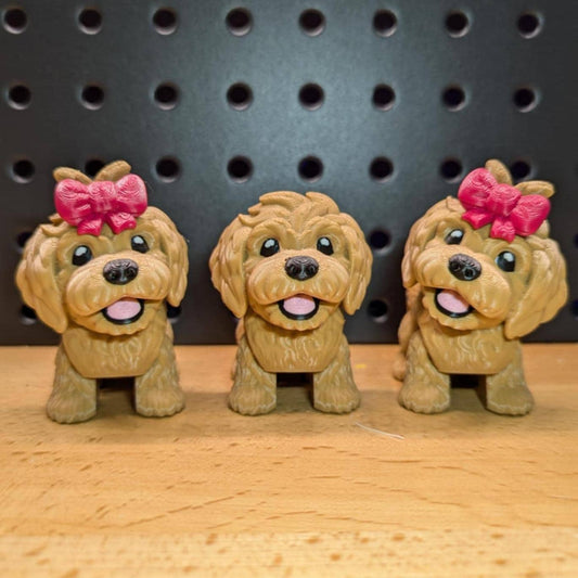 Articulating Golden Doodle , 3D Printed