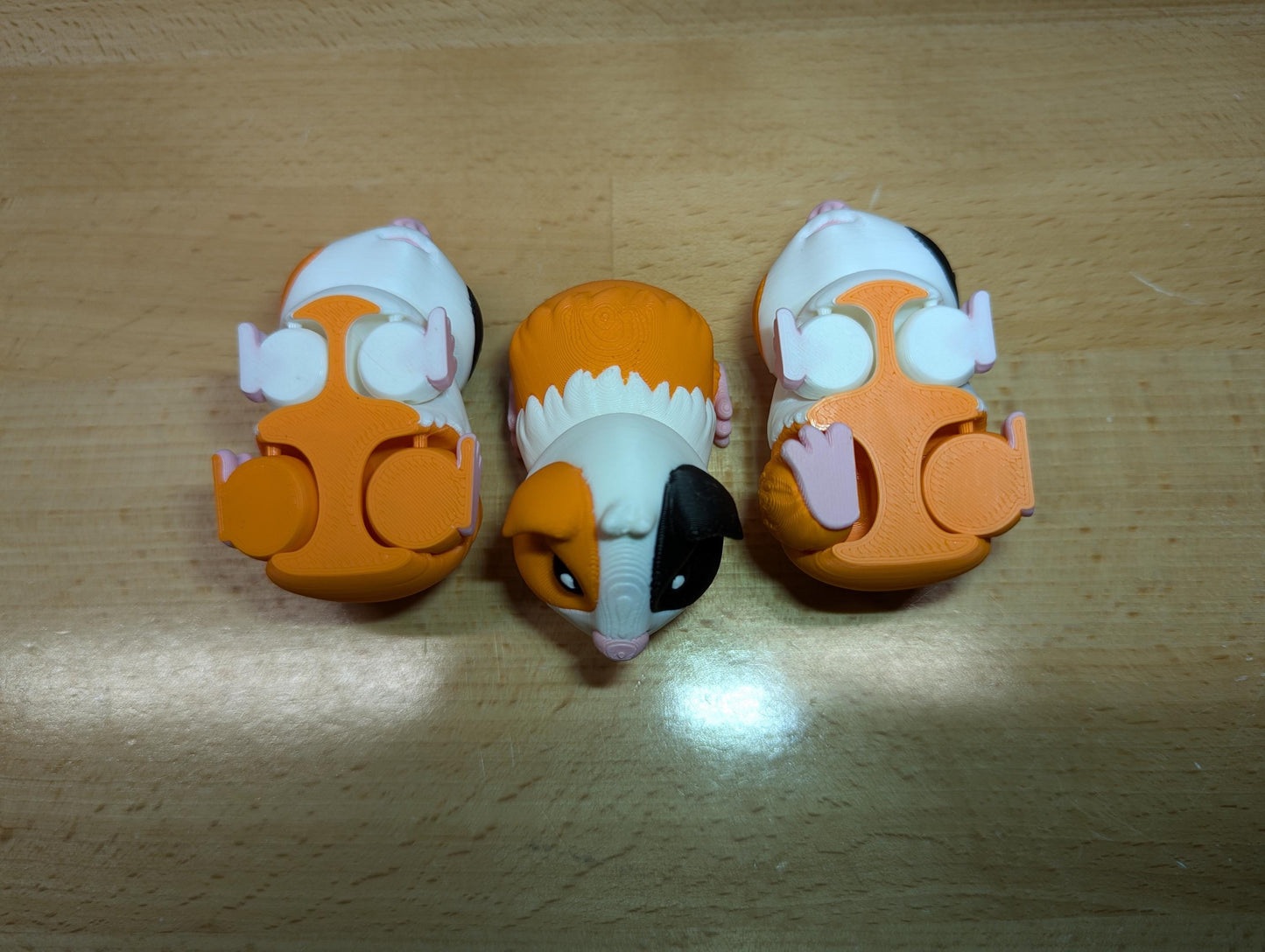 Articulating Baby Guinea Pig, 3D Printed