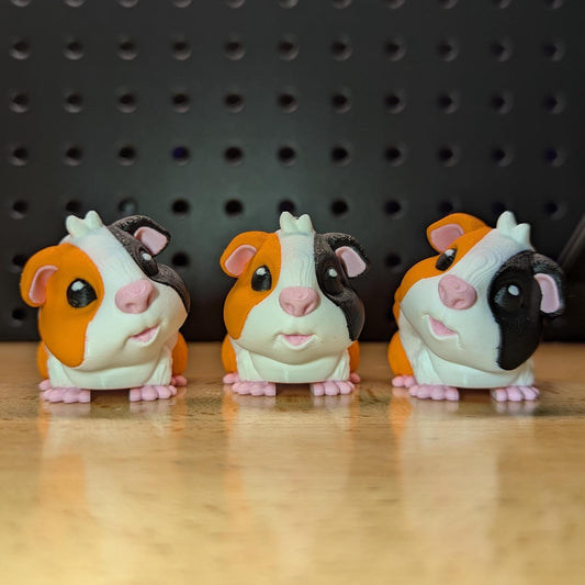 Articulating Baby Guinea Pig, 3D Printed