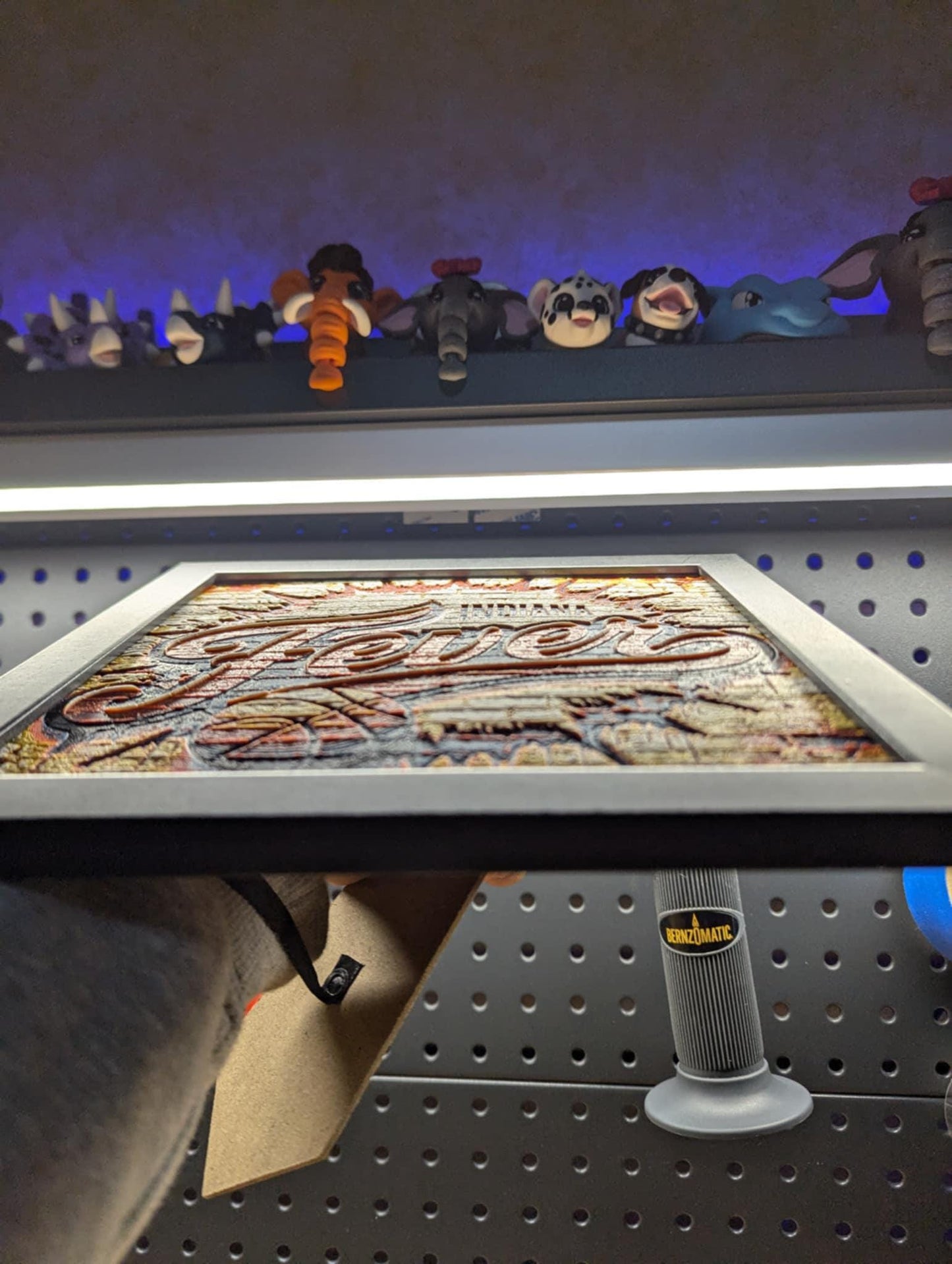 Indiana Fever Desk/Wall Decor, Hueforge