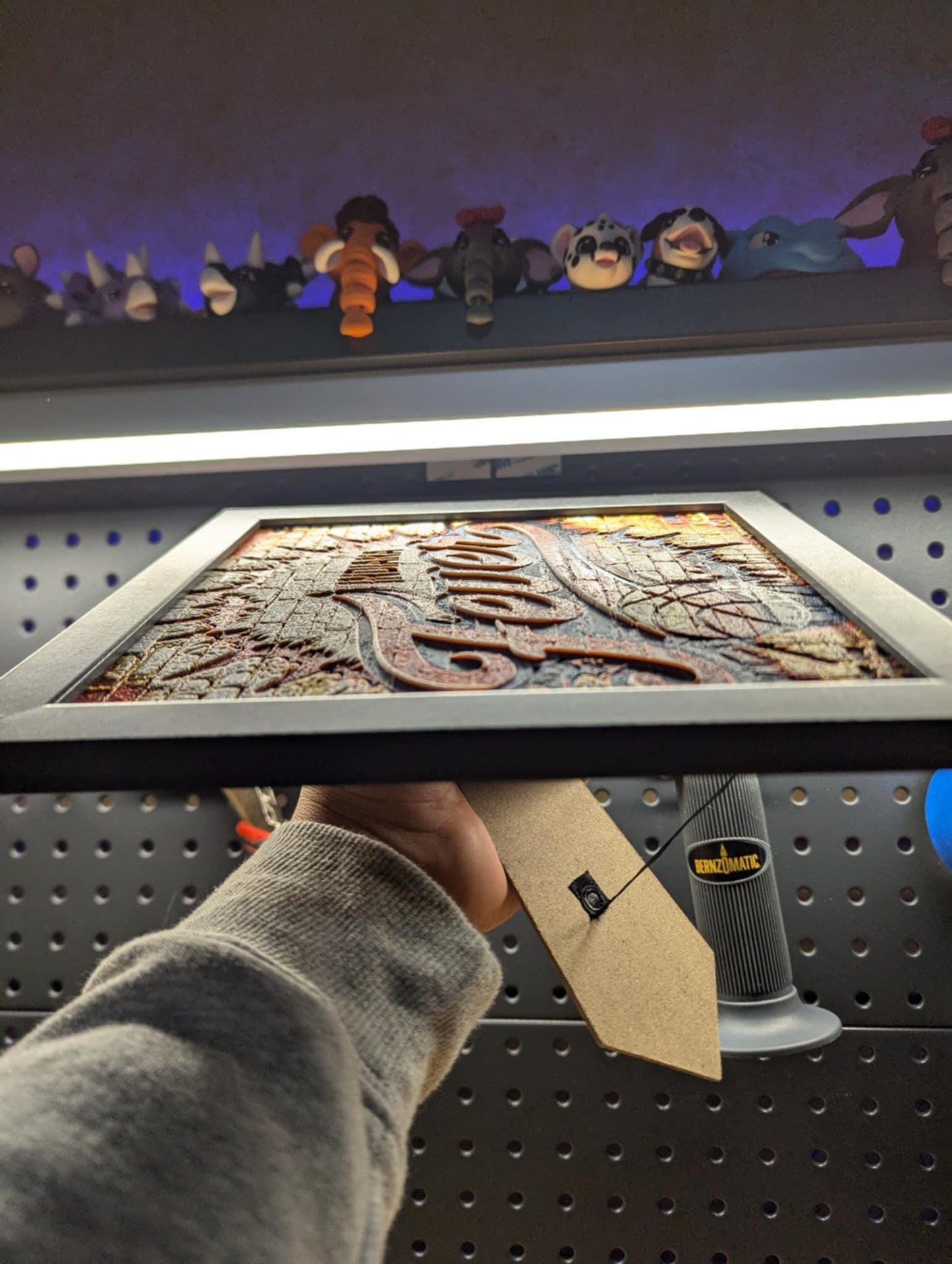 Indiana Fever Desk/Wall Decor, Hueforge