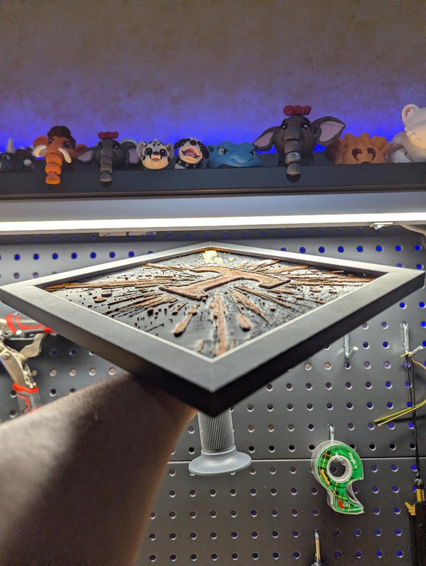 University of Tennessee 3.0 Desk/Wall Decor, Hueforge
